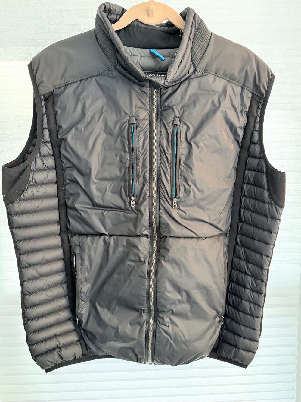 Kuhl Men's Black Insulated Quilted Vest Jacket